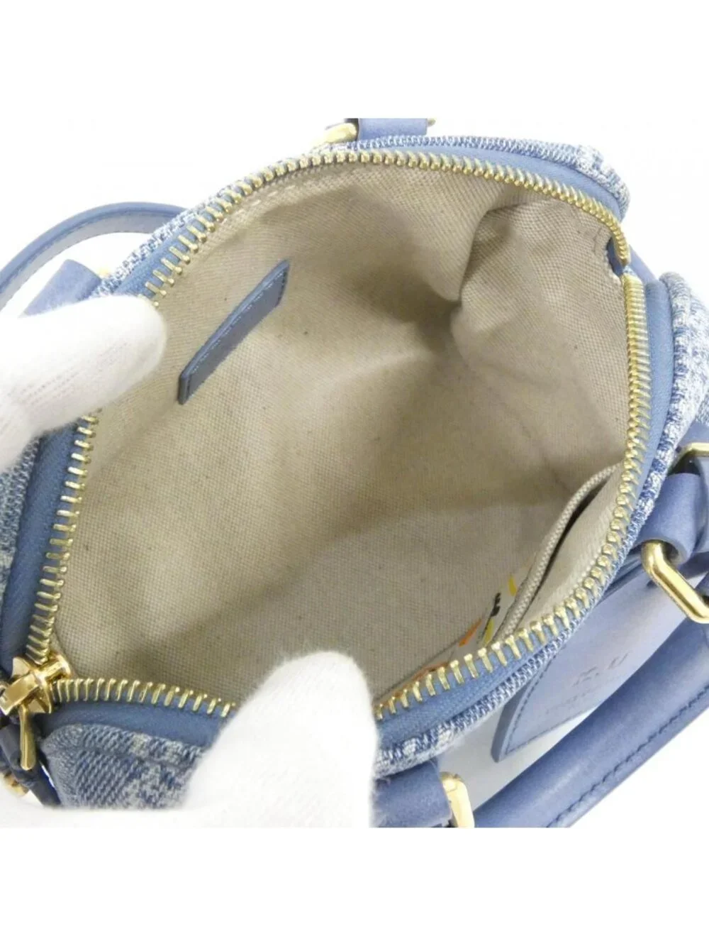 Louis Vuitton Damier Denim Speedy Bandouliere 18